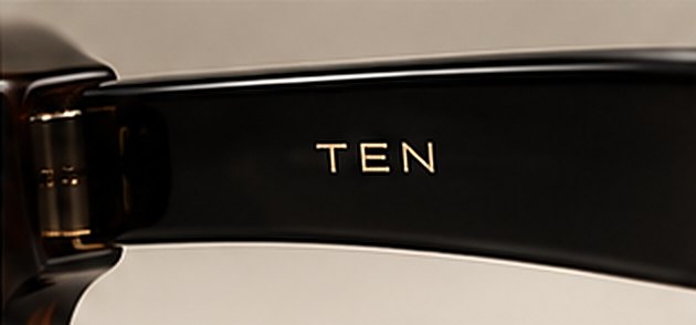 TEN engraved on the inner temple