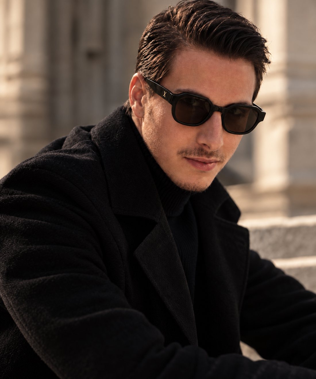 Matteo, wearing the TEN Matteo frame
